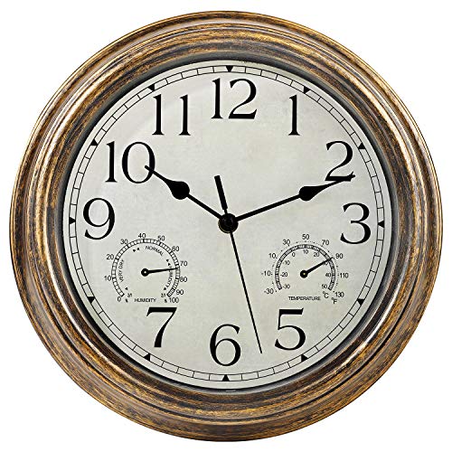 Orologio da parete vintage: impermeabile, silenzioso, retrò