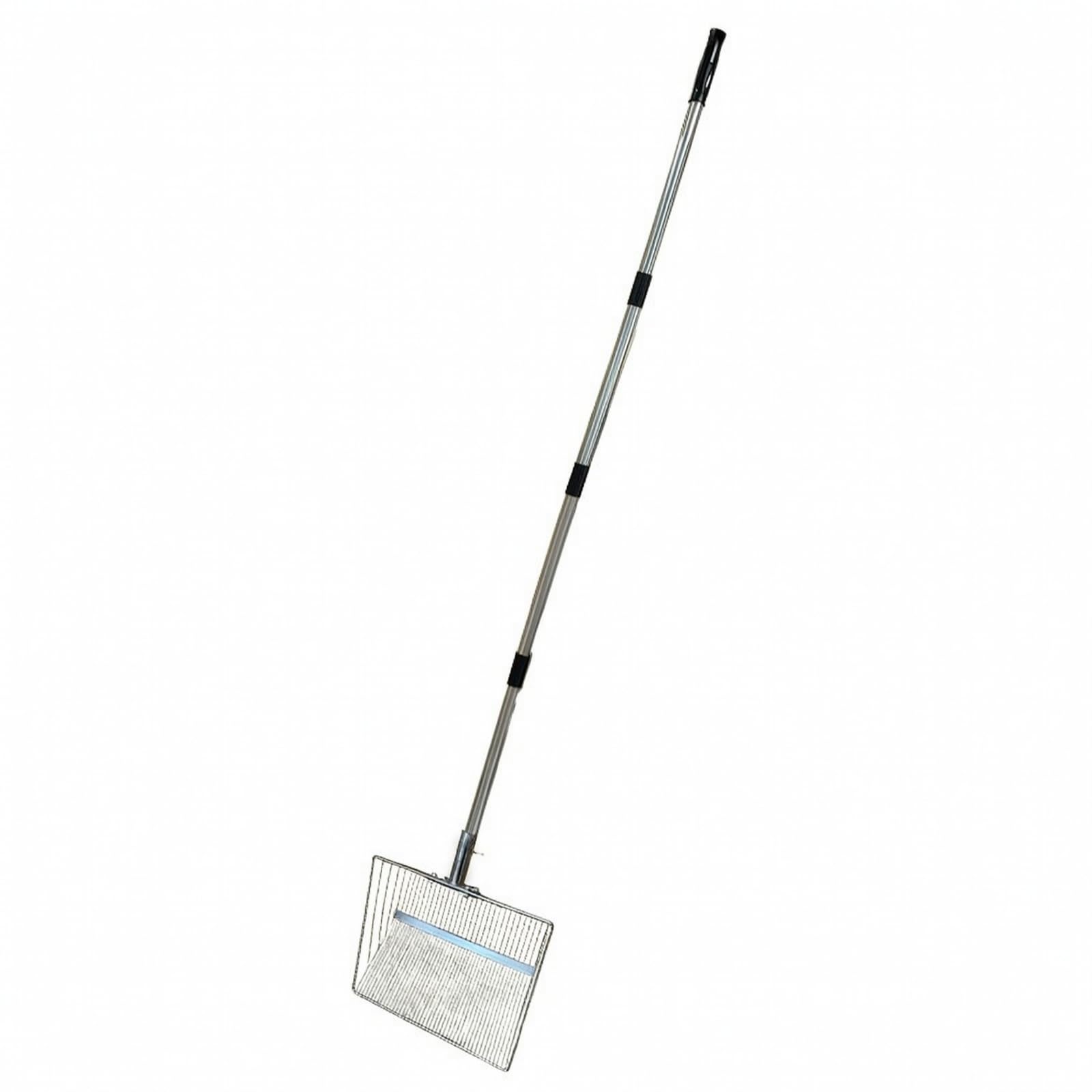 Pala per in Metallo Efficiente, Testa 38 × 22,5 Cm, Manico Da 150 Cm, Finitura Galvanizzata, 150 Cm
