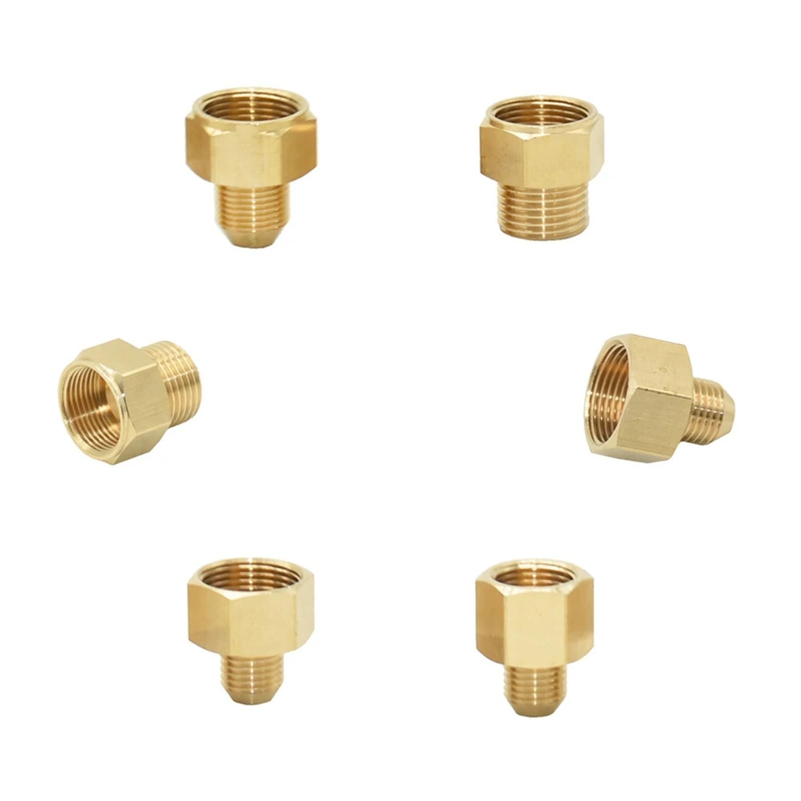 1 szt. mosiądz 3/8 1/2 cala M22 M14 M18 złącze gwintowane do kranu wody miedź metal gwintowany łącznik do rury wodnej adapter do kranu (czarny)