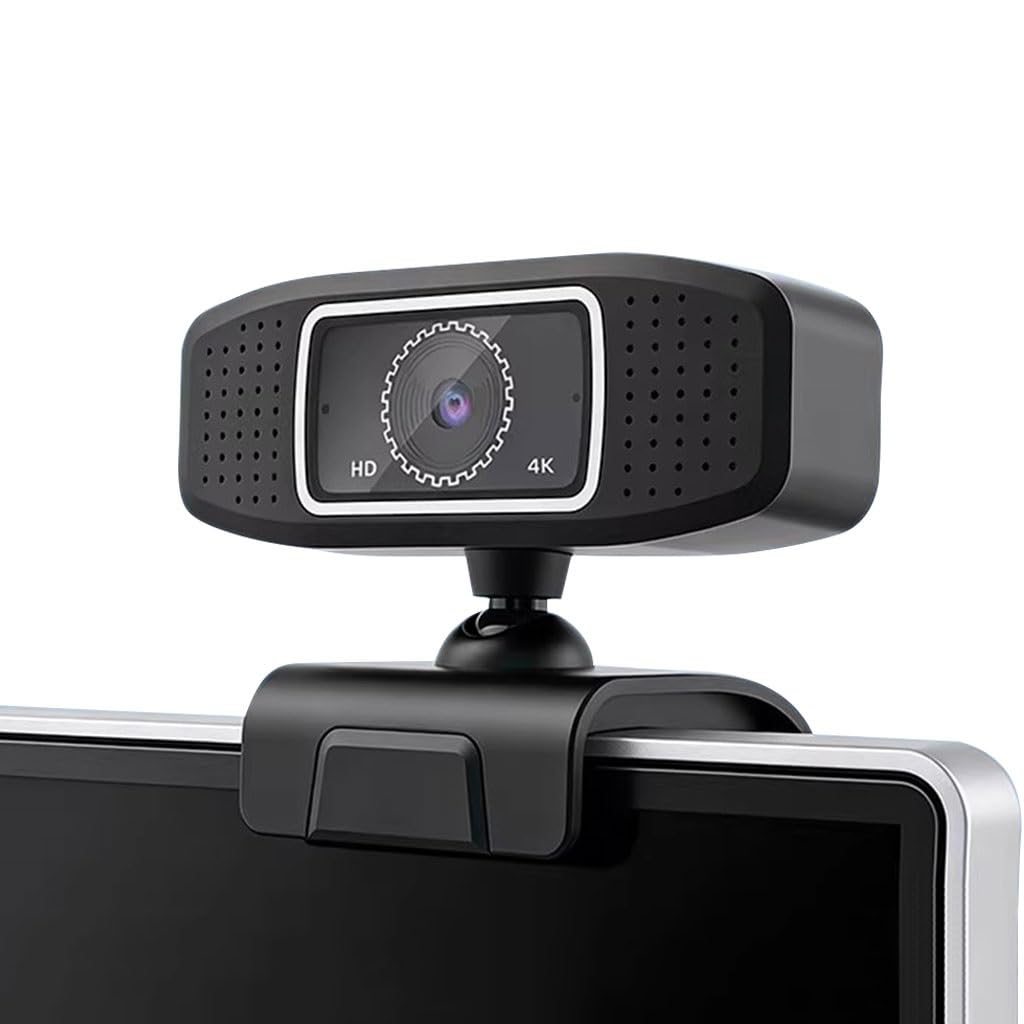 LEIYTFE Desktop Computer Webcam, HD Plug&Play Webcam for Streaming Meeting Online Calling Learning,Auto Focus/Light Correction,360° Adjust Angle Web Camera(4K)-image-38