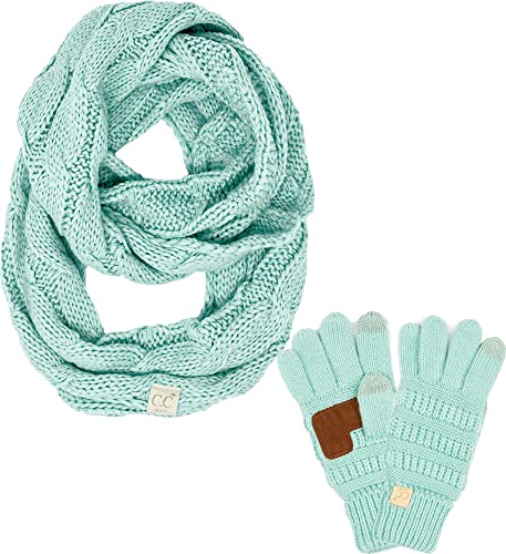 Funky Junque Matching Sets Kids Infinity Scarf Texting Gloves Bundle Girls Boys Toddler3