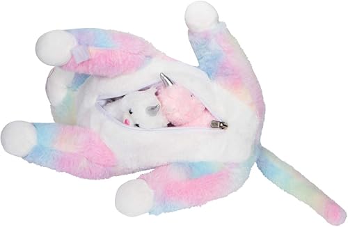 Miniatura 9 de Snugababies - Dinosaurio y unicornio gatito animales de peluche para niñas de 3, 4, 5, 6, 7, 8 años dinosaurio de peluche con 3 dinosaurios,