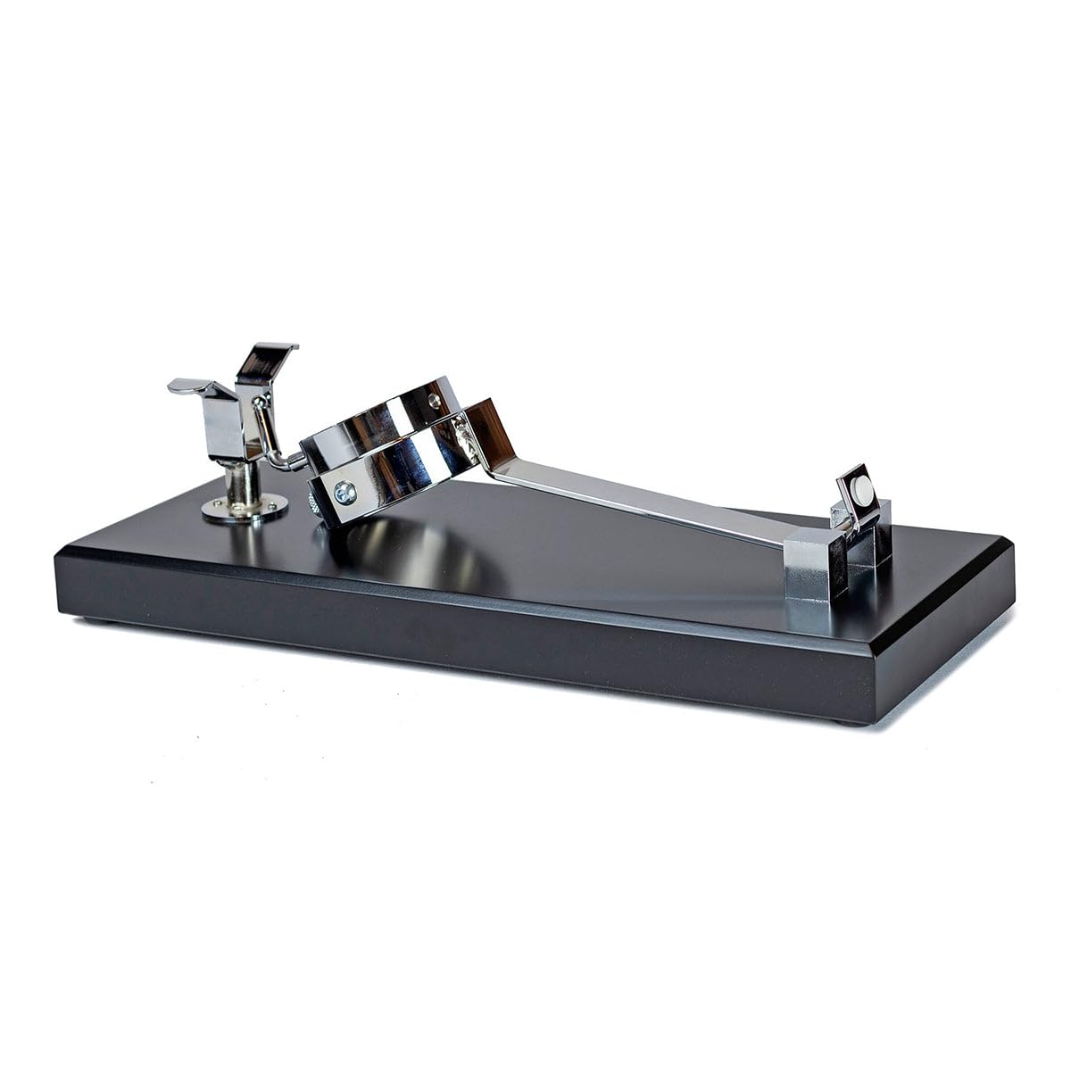 Juego Profesional de Soporte Jamonero Plegable en Acero Inoxidable y Cuchillos 3 Claveles, Funda y Chaira (DENALI Negro)