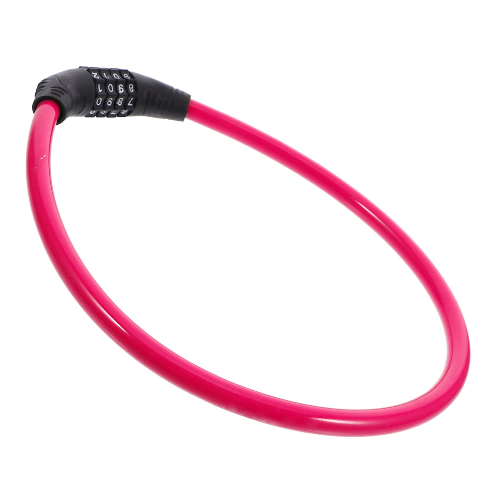 HANABASS Bloqueo de contraseña Bloqueo antirrobo Cable para candados de Bicicleta candado de Bicicleta con Llaves Cerradura de Cadena Resistente candado de Ciclismo antirrobo Acero