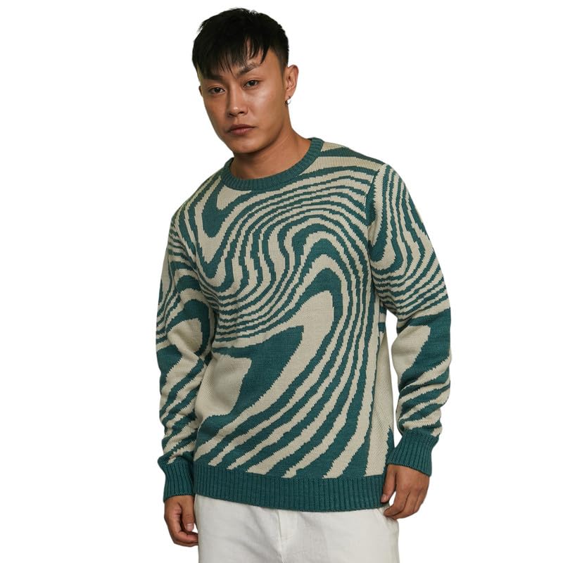 cahoot Men's Polyester Pullover Sweater For Casual Wear | Crew Neck | Long Sleeve | Pull On Closure | Sweater Crafted With Comfort Fit For Everyday Wear-picture-21