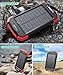 BLAVOR Solar Charger Power Bank 10,000mAh, Portable Wireless Charger, 20W Fast Charging External Battery Pack with USB C for Cell Phones, Solar Panel Charger with Dual Flashlight for Camping