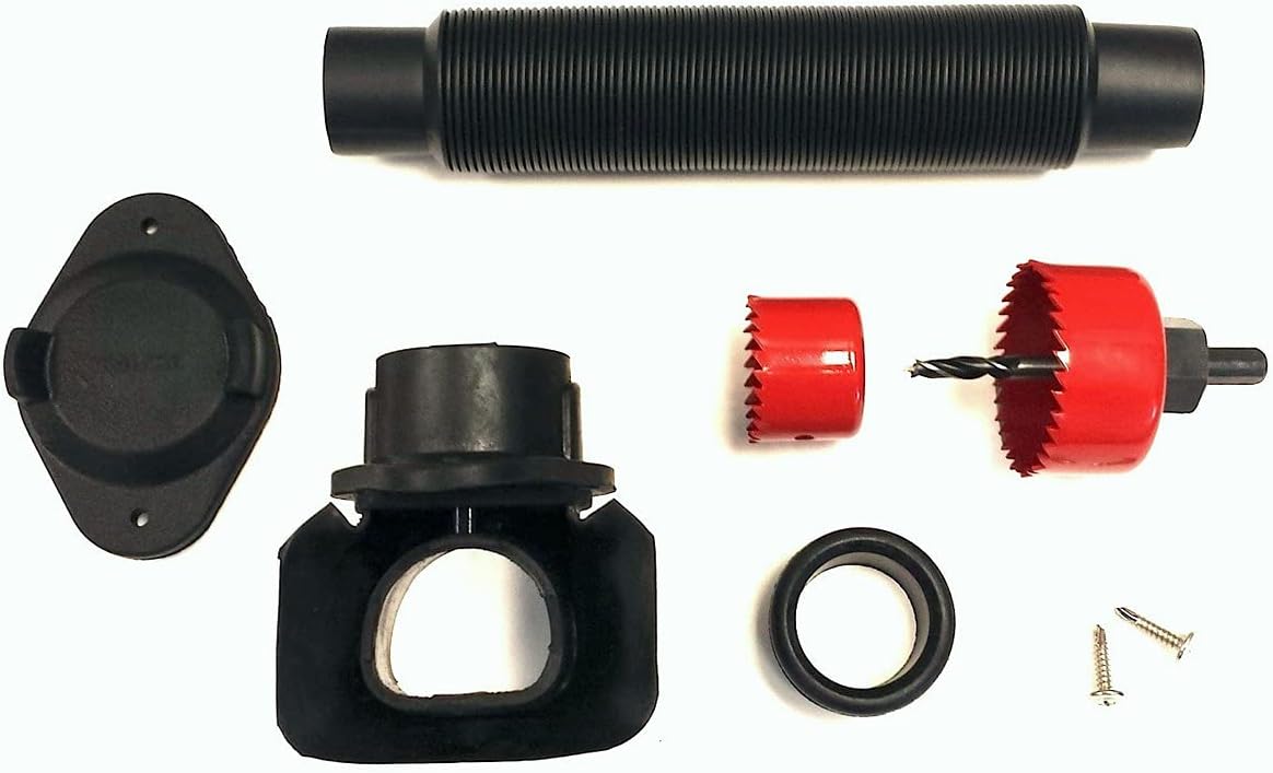 EarthMindedFlexiFit Universal Diverter System - Works with Standard Rectangular Downspouts - Easy to Install