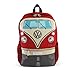 BRISA VW Collection - Stylisher & lässiger Volkswagen Kinder-Rucksack, Tages-Wander-Rucksack VW T1 Bulli Bus Front (15l/Klein/Rot)