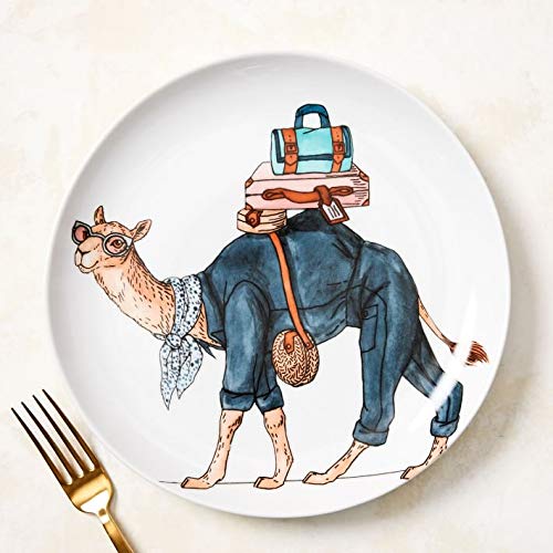 West Elm Camel Animal Salad Plate- Each