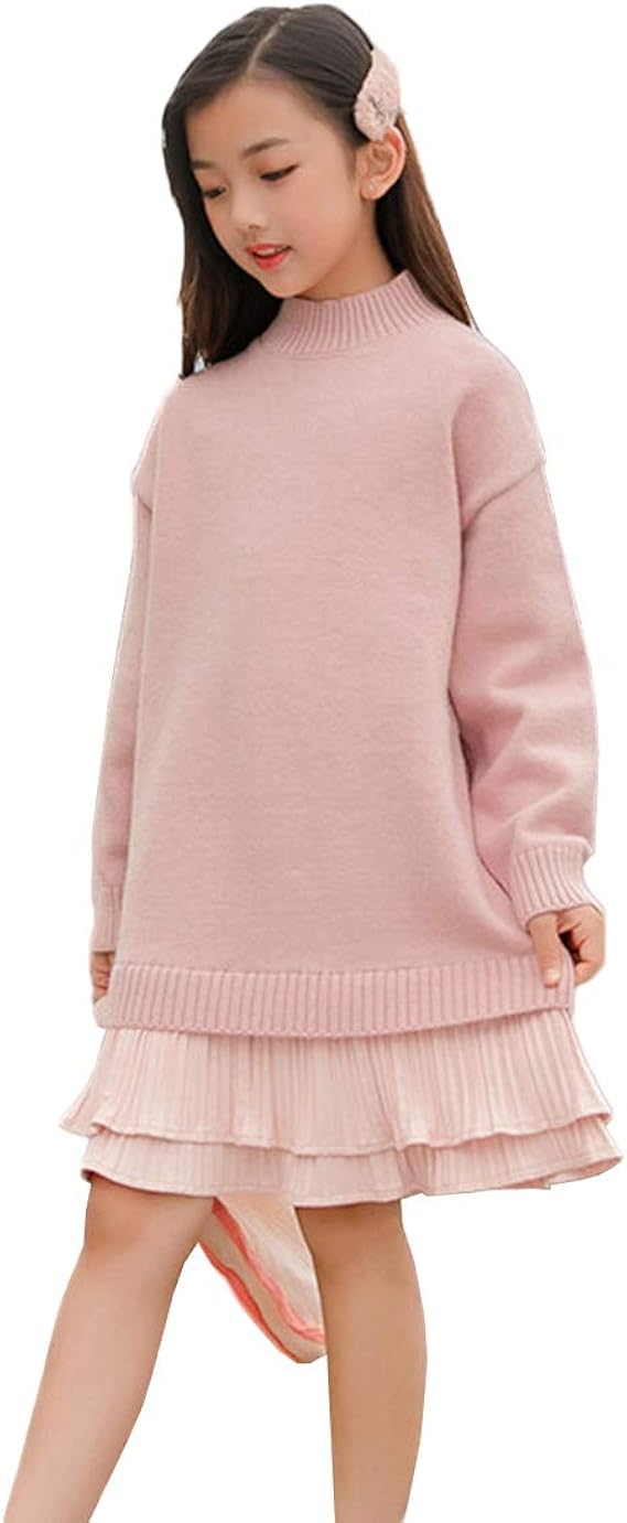 Amazon Jpバレンタインデー ガールズ ニットワンピース 秋冬 子供服 女の子 ニットセーター ロング丈 ニットドレス プリンセス風 切り替 プリーツ裾 可愛い ジュニア服 親子服 通学 パーティー 普段着 ワンピース チュニック 通販 Amazon Jpバレンタインデー ガールズ ニットワンピース 秋冬 子供服 女の子 ニットセーター ロング丈 ニットドレス プリンセス風 切り替 プリーツ裾 可愛い ジュニア服 親子服 通学 パーティー 普段着 ワンピース チュニック 通販