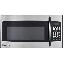 Impecca 1.6 cu. ft. Over-the-Range 30 Microwave 1000 Watts, with Surface Light, 2 Speed Vent System, Touchpad Controls, Digital Clock, Timer, LED Display and Child Lock, Stainless Steel