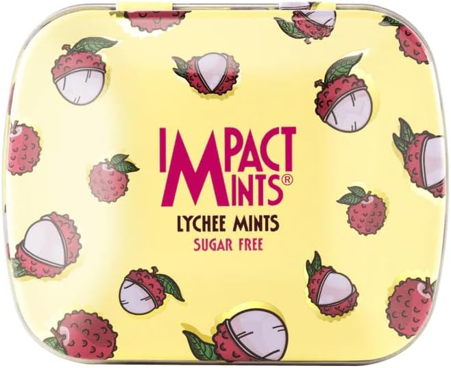 "IMPACTMINTS" Sugar Free Lychee Flavour Mints Summer Edition - 14g