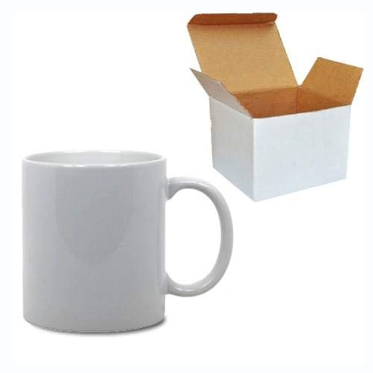 White Sublimation mug with Paper box