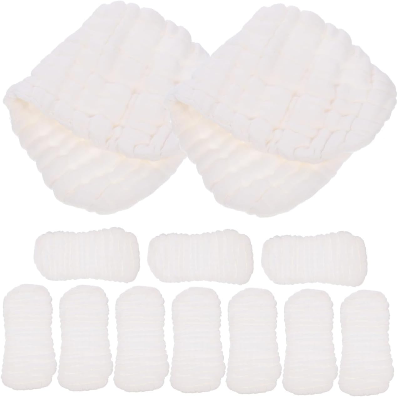 Abaodam 10pcs Diaper Liners for Newborns Soft Breathable and Absorbent Liner for Cloth Diapers Peanut-Shaped Design to Prevent Leaks Washable and Reusable Inserts
