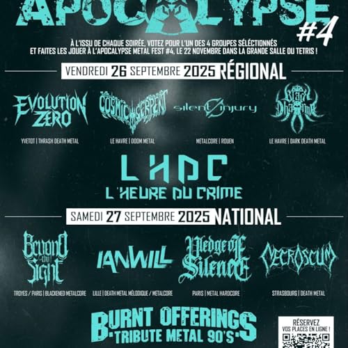 Metal Decadence - 25 septembre 2025 - Tremplin Apocalypse cover art