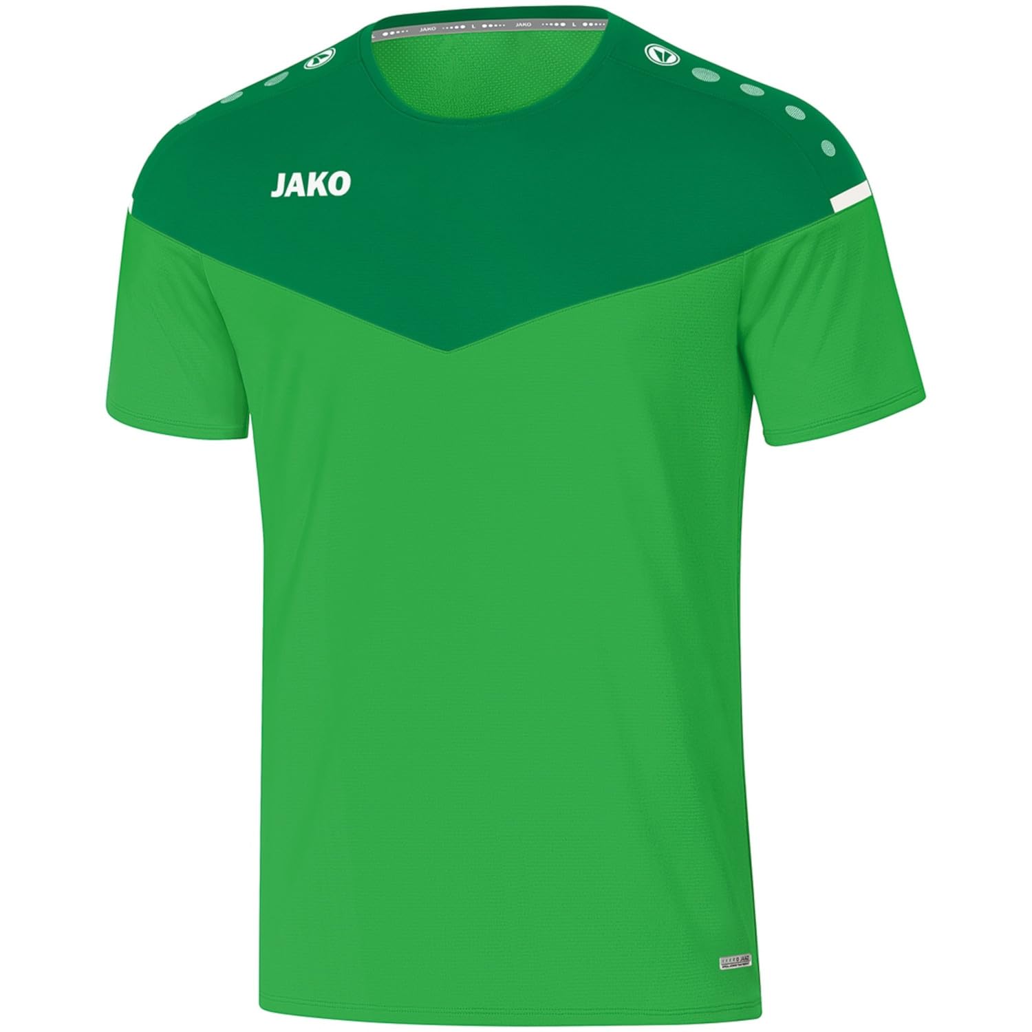 JAKO Men's Champ 2.0 t-shirt, soft green/sport green, M