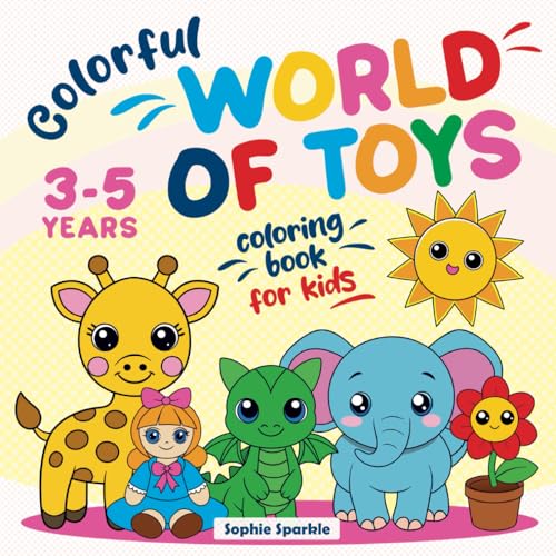 WORLD OF TOYS: Coloring Book for Kids 3-5 years (Educational Coloring Books for Kids – A Fun and Engaging Learning Experience!) image 2