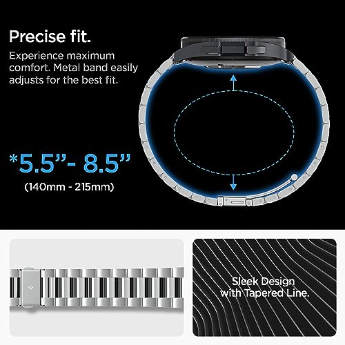 Spigen Modern Fit 316L Strap Band for Galaxy Watch6 Classic (47mm) - Image 7