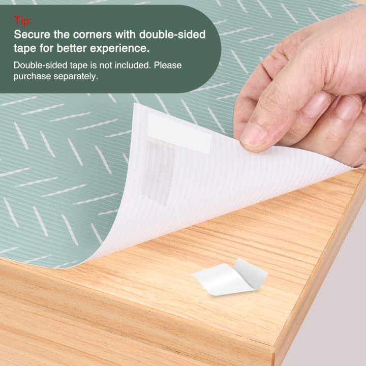 Miniatura 2 de Glotoch - Forro antideslizante de alta calidad, forro de cajón no adhesivo, revestimientos impermeables para armarios de cocina, cajones,