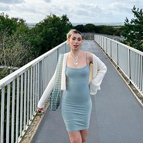 Image of Popilush Club Dresses for Women Built in Bra Dress Tummy Control Shapewear Mini Cocktail Dress Party Date Night Bodycon