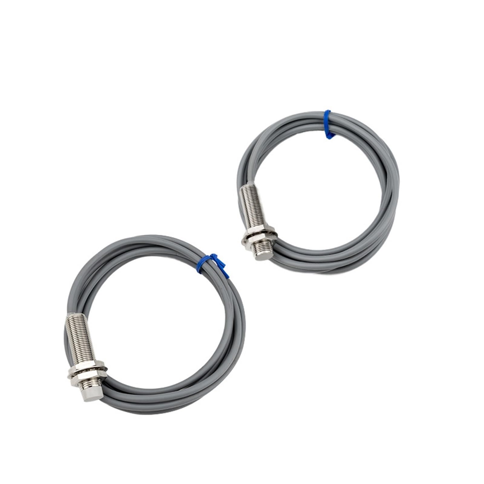 Indukcyjny czujnik zbliżeniowy M12 do wykrywania rur metalowych 2-przewodowych z wyjściem NPN i PNP 10-60 V CC(M12-Flush- NPN NO-4MM)