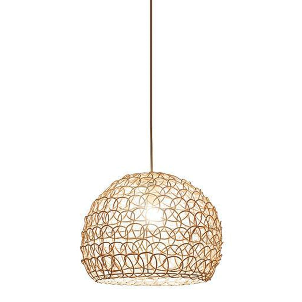 CJSLXGBL Rattan Chandelier Light Fixture, Boho Chandeliers Hand Woven Pendant Light, Chandeliers Dome Lampshade For Dining Room Kitchen Island Bedroom Foyer Hallway