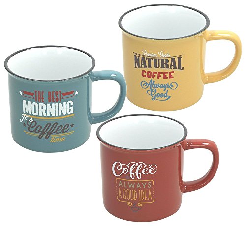 Tognana 390 CC Vintage Tazza, Ceramica, 390 ml, Colori Assortiti, 1 Pezzo