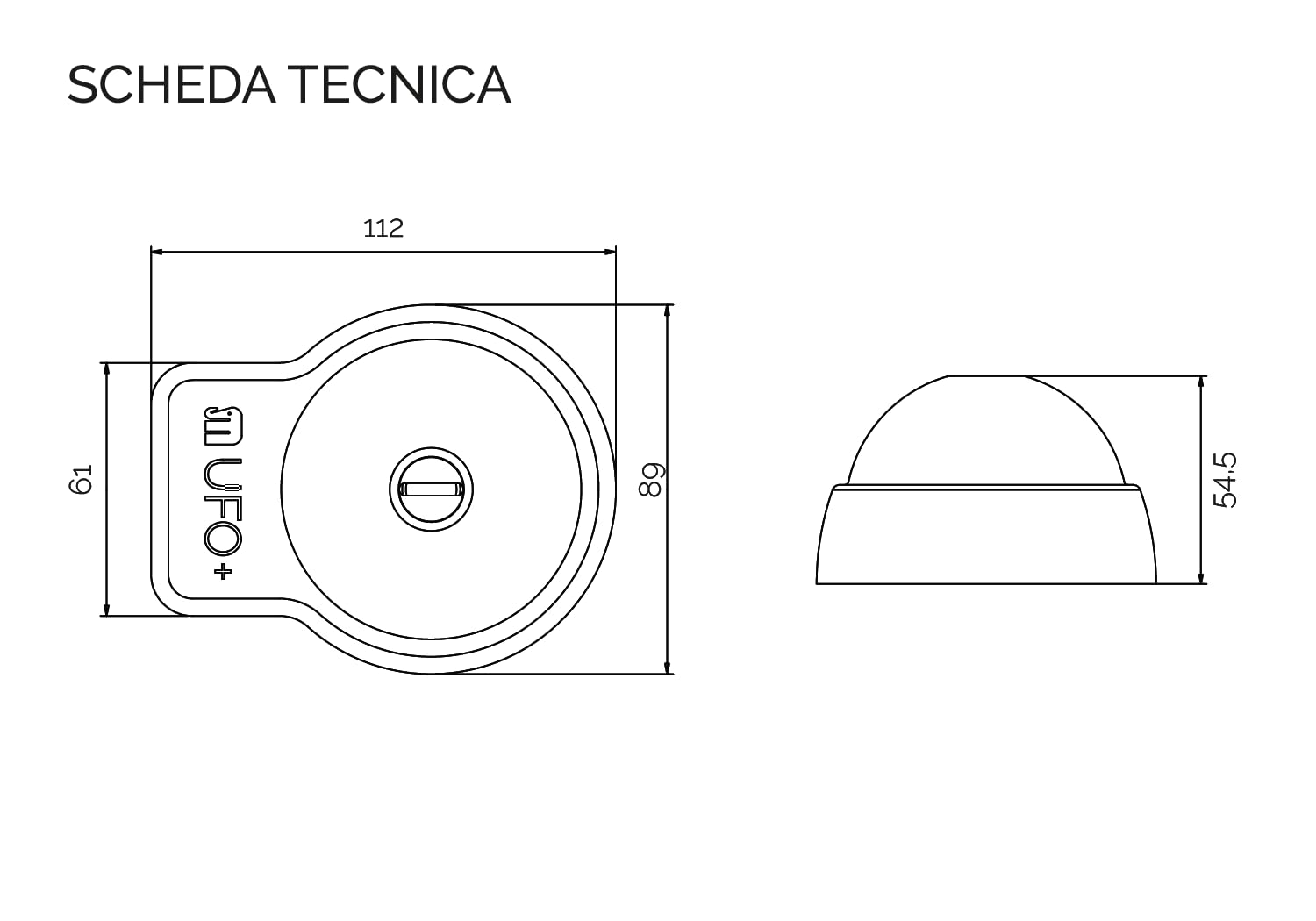 UFO+ Meroni Set 2 pezzi, Serratura per Vano Carico Furgoni, Chiusura Automatica
