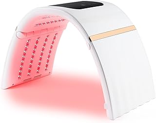 foreverLily 7 kleuren led-gezichtsmasker, PDT draagbaar fotontherapiemasker, huidverjonging, led-masker, huidverstevigend ...