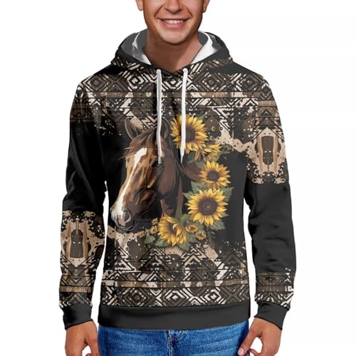 Matching Hoodies for Couple Tribal Aztec Print Streetwear Western Ethnic Vintage Unisex Hooded Sweatshirt Pullover3
