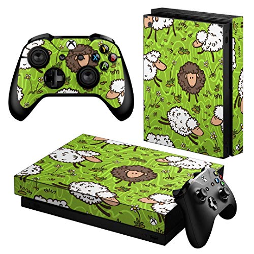igsticker Xbox One X ��p �X�L���V�[�� ���ʁE�V�ʁE��ʁE�R���g���[���[ �S�ʃZ�b�g �G�b�N�X�{�b�N�X �V�[�� �ی� �t�B���� �X�e�b�J�[ 006632