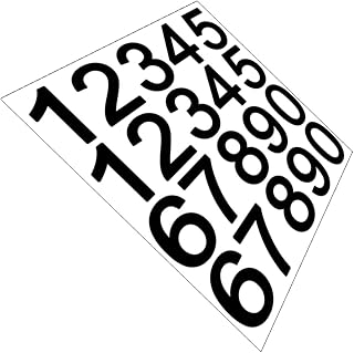 LIFKOME 1 Sheet animal stickers number stickers trashcan sticker numbers Mail racing car Waist line sticker