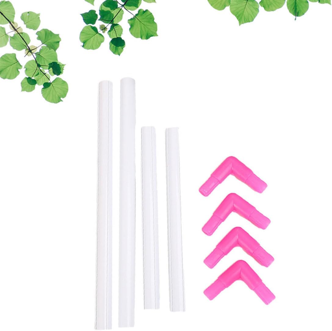 8Pcs Portable PVC Embroidery Frames for Cross Stitch Silk Painting