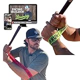 Baseball Notes Brum Bands: Softball & Baseball Swing Trainer - Hitting Trainer, 2-Band Set