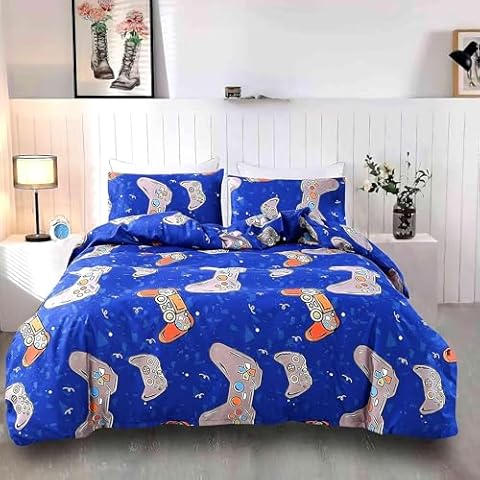 SDIII Blue Gamer Duvet Cover Set Cover