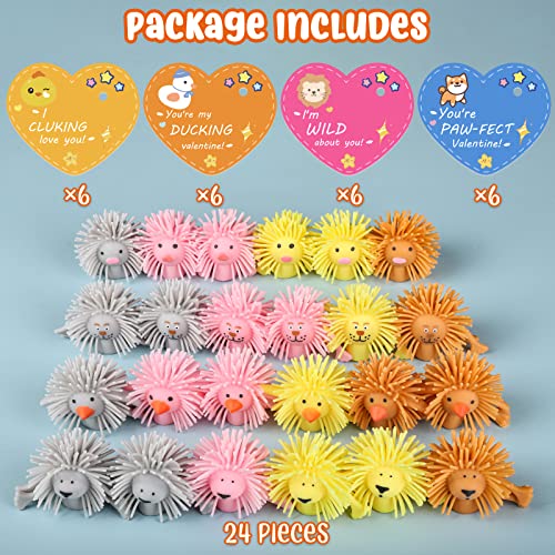 Cycako 24 Pack Animal Finger Puppet Toys #TOP20