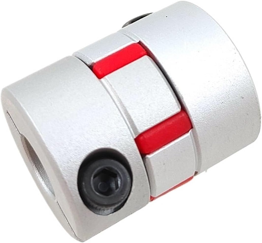 D20L25 5x8mm 3mm 4mm 5mm 6mm 6.35mm 7mm 10mm Spider Flexible Motor Coupler Aluminium Flexible jaw Coupling(6.35x6.35)