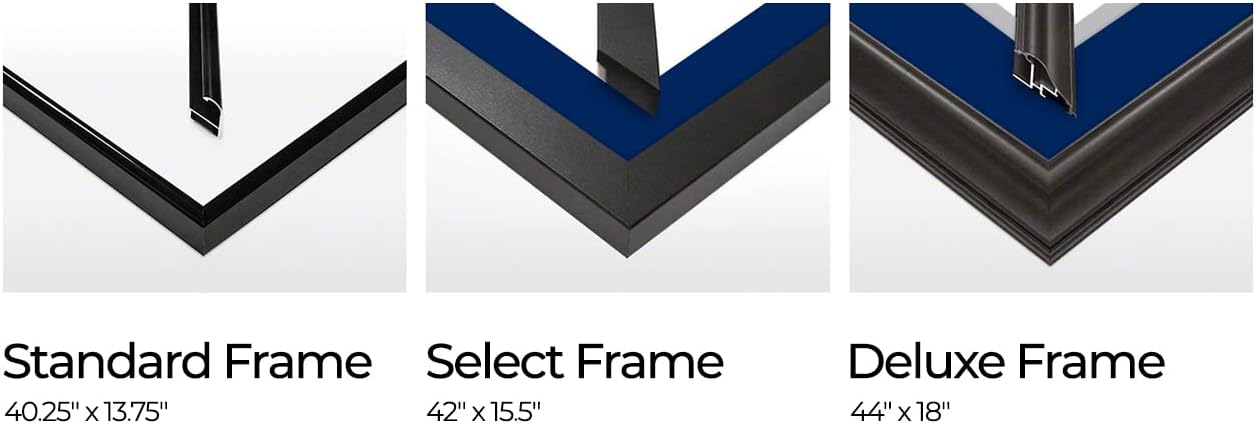 Penn State White Out Football (2021 v Auburn) - 42x15.5-inch Single Mat, Select Framed Picture by Blakeway Panoramas