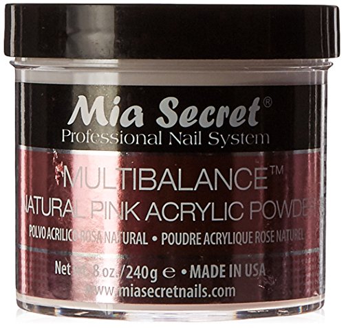 Mia Secret Acrylic Powder Multi Balance Natural Pink - 8 Oz