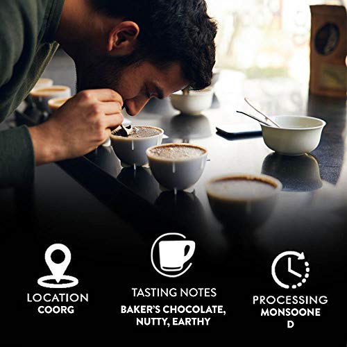 Image of Blue Tokai Coffee Roasters Monsoon Malabar AA - Medium Dark Roast | Home Espresso Grind 250g | 100% Arabica Beans | Specialty Grade | Freshly Roasted Ground Coffee