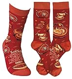 Primitives by Kathy Crew Socks Unisex Adult Salsa Recipe Vegetables