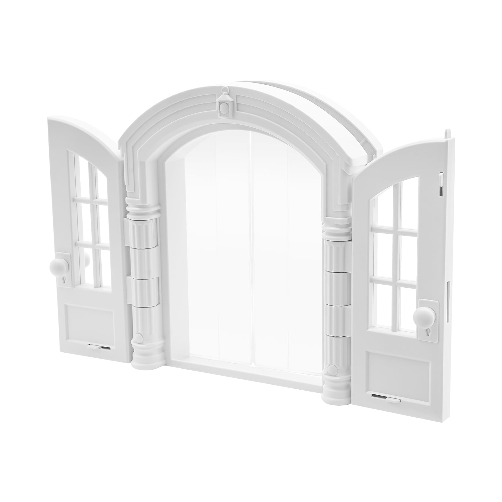 Puerta interior para gatos de hasta 10 kg y hasta 5 kg, color blanco