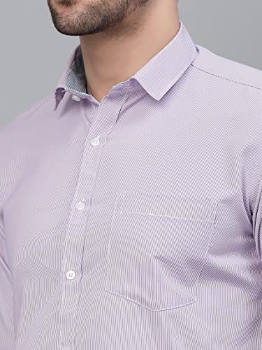 Image of Style Quotient Men Blue Tattersall Checked Polycotton Slim Fit Formal Shirt