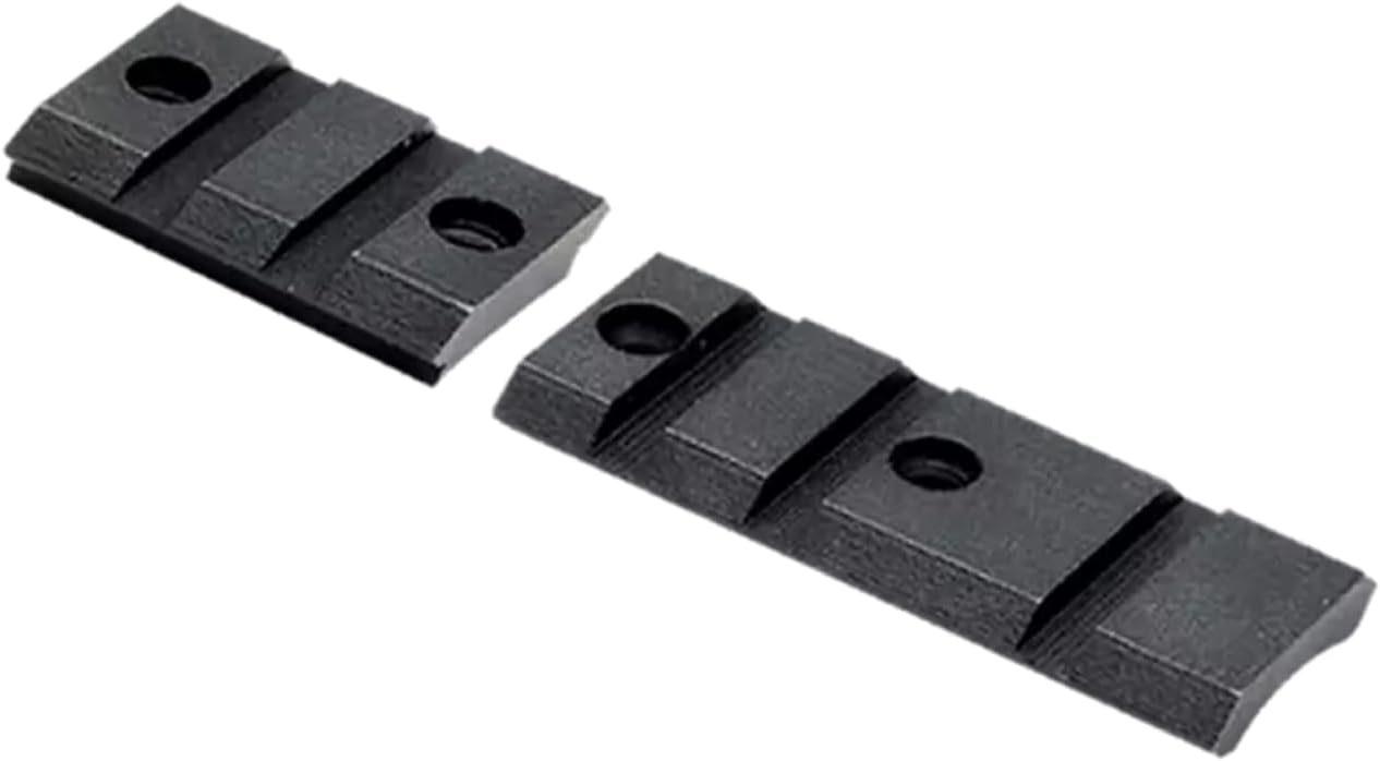 BURRIS Xtreme Secure Reliable Durable Lightweight Compact Solid Steel Slots Tactical 2-Piece Mount Base with Mil-Spec Cross