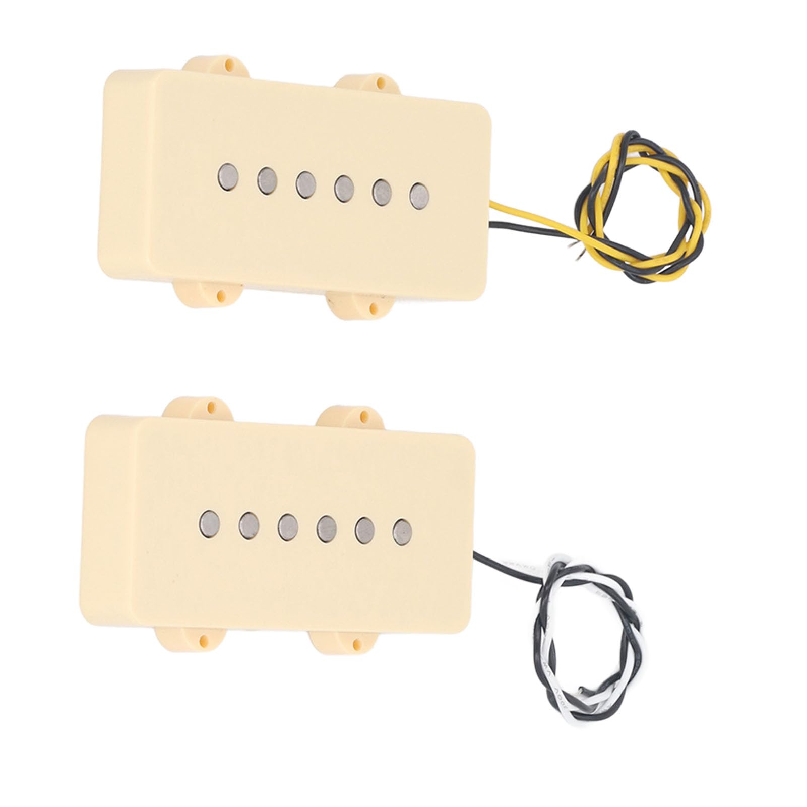 Generic Set di Pickup per Chitarra Elettrica Alnico 5 da 2 Pezzi Suono Migliorato per Chitarre Elettriche Jazzmaster