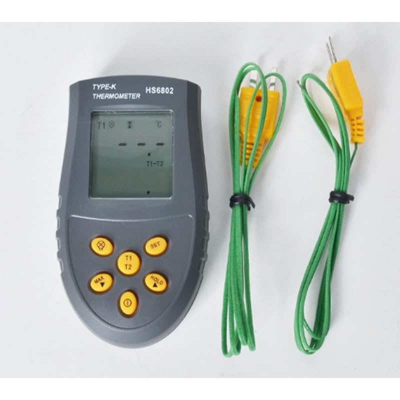 ABS Digital Liquid Crystal Handheld Paths Point Thermometer Easy to Read