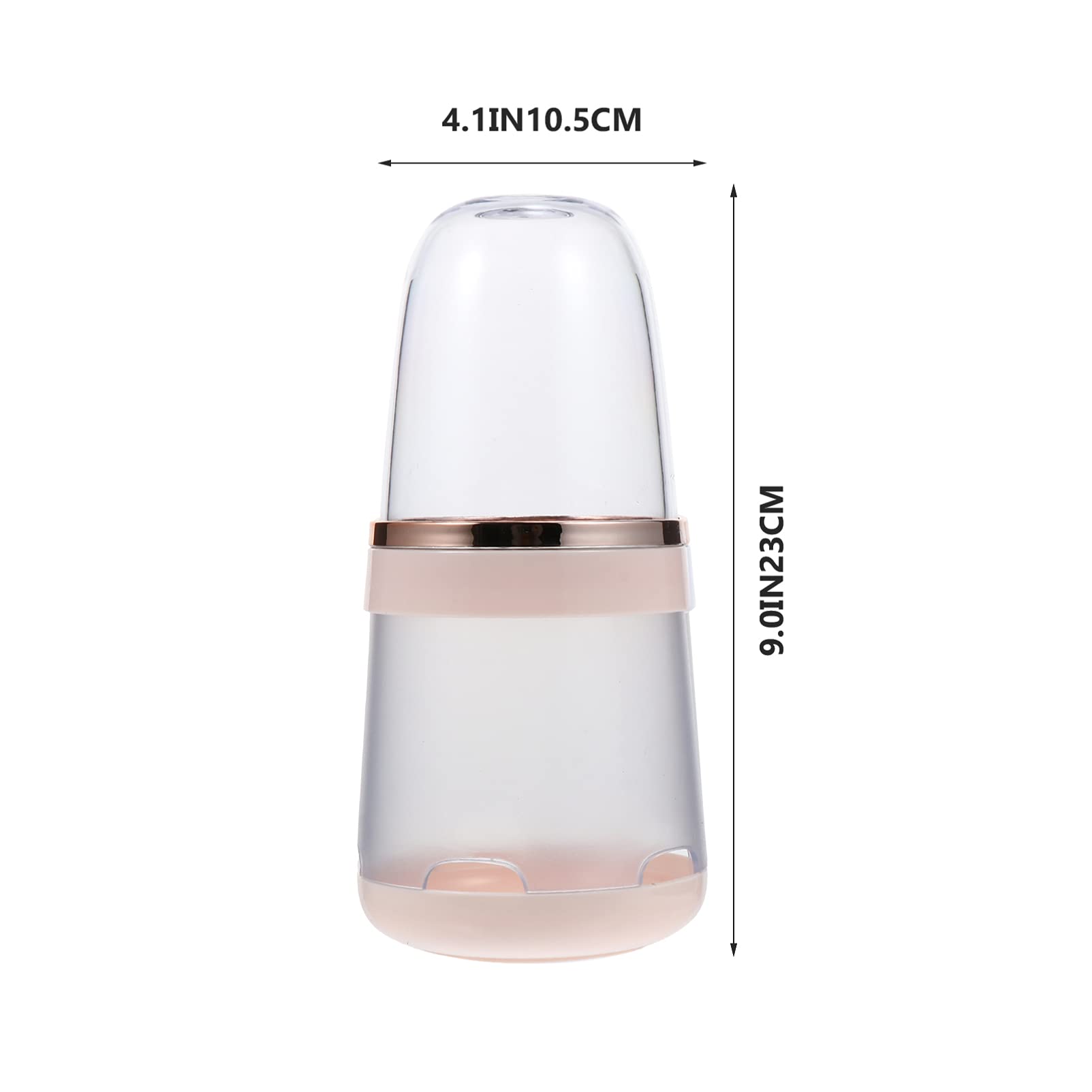 HEALLILY 1pc Box Makeup Brush Storage Box Makeup Brush Canister Brush Organizer Makeup Brush Holder Toiletries Holder Cosmetic Brush Holder Storage Bucket Desktop Organizer Makeup Organizer