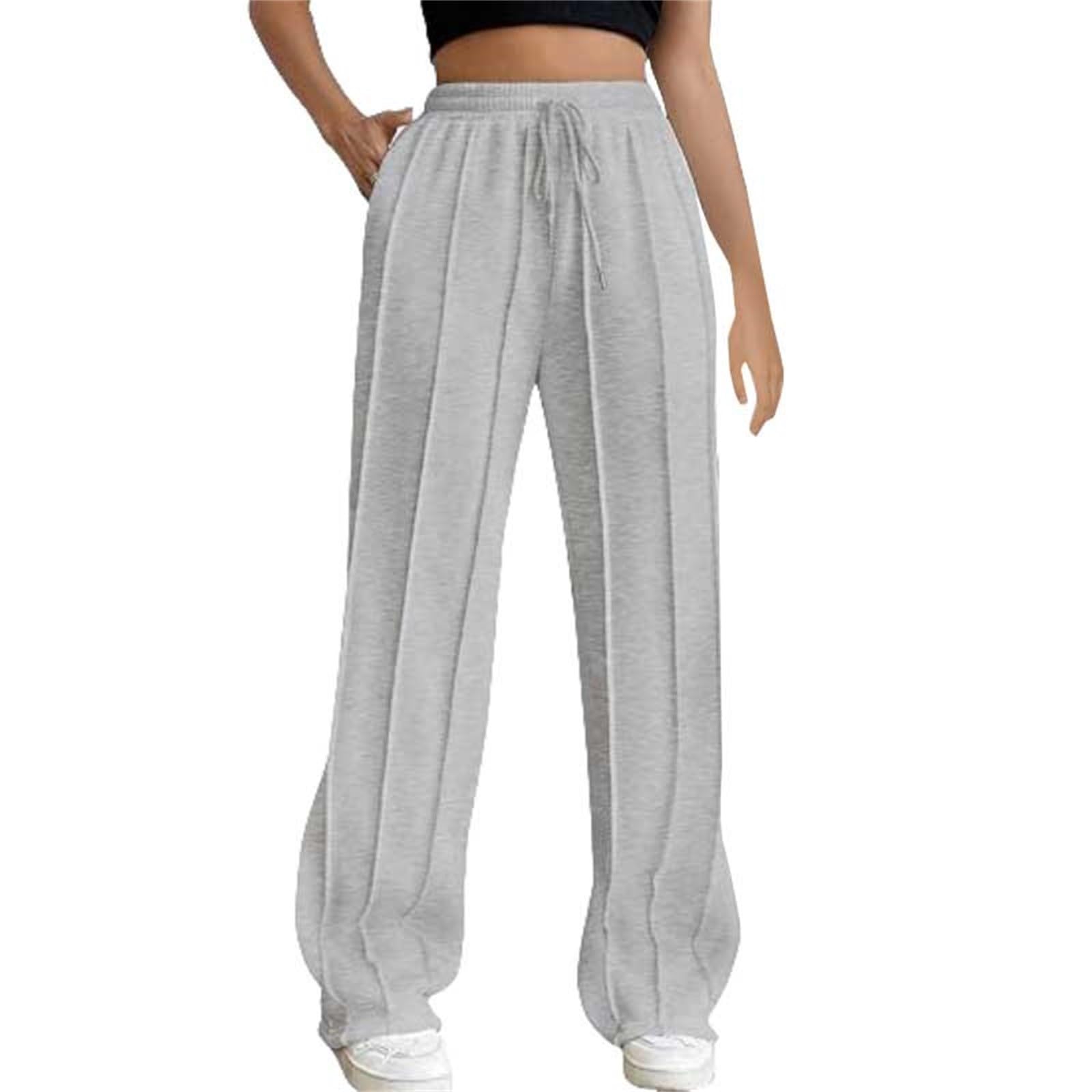 Pantalon Jogging Femme Grande Taille Pantalon Detente Femme Sport Pantalon Classique à Taille Coulissante Pantalon De Travail Pantalon Yoga Pantalon Femme Taille Elastique Jogging Oversize Femme