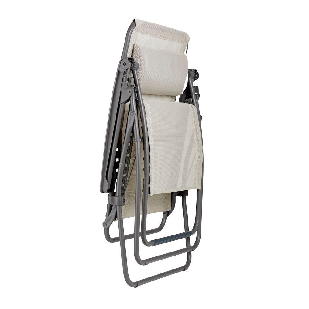 Lafuma Sillón Relax Gravedad Cero - XL Rsxa Clip XL Batyline® ISO Beige Seigle