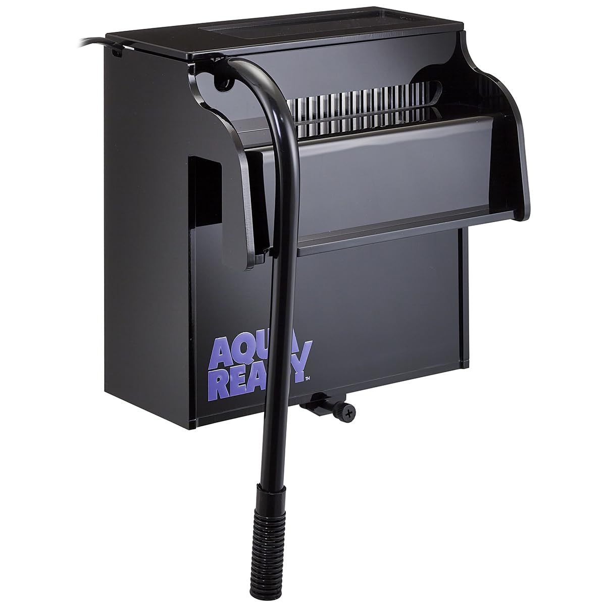 AquaReady Aquarium-Stromfilter, anpassbarer Medienkorb, Refugium-Lichtfenster, ultra-leises Low-Profile-Design, inklusive Medienkorb